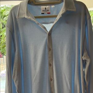 Light Blue Casual Button Down Shirt